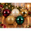 30 Red Gold Emerald Mixed Baubles Christmas Tree 5