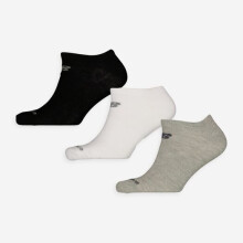 New Balance Men Multicolour No Show Trainer Socks 3 Pack Athletic Logo Brand New