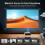 2026 New Smart Projector Built-in Apps Android 14 Native 1080P 4K Supported 5