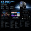 Google TV-Licensed Projector, 1200 ANSI, 4K Input Support, 36W Dolby Audio 11