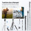 Neewer NEEWER 90 Inch Tall Overhead Horizontal Camera Tripod Monopod, TP63 5
