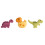 Dobla Dinosaur Chocolate Decorations Assortment – Edible Cake Décor 1