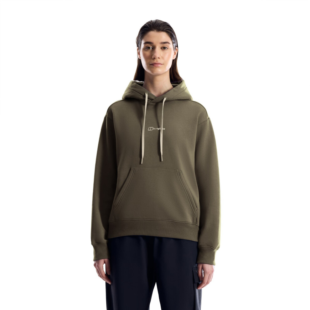 Berghaus Womens Berghaus Logo Drawcord Hood Hoodie, Grey, Size 14, Women - Image 4