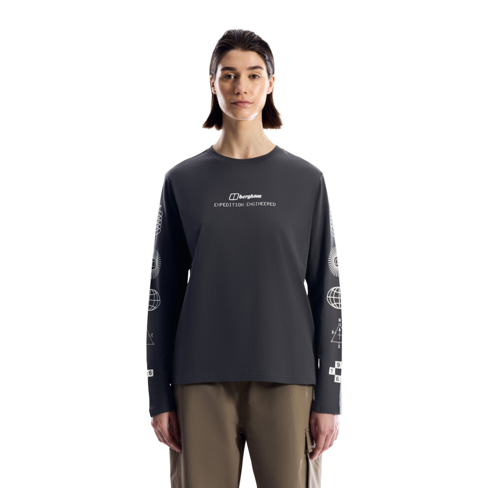 Berghaus Exped Essential Long Sleeve Tee - Archive Women's Black - Image 3