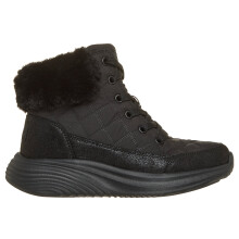 (11.5K, Black) Skechers Kids Bounder Pro - Cozy Fit Luxe Snow Boots