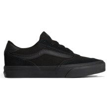 (3.5 UK, Black/Black) Vans Kids Brooklyn LS Trainers