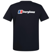 (S, Black/Black) Berghaus Mens Front & Back Short Sleeve T-Shirt