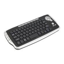 2,4 GHz Kabellose Tastatur mit Trackball-Maus, Scrollrad, Fernbedienung für Android TV BOX, TV, PC, Notebook, Silber