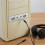 2 Port USB 2.0 HUB Splitter 3.5In Floppy Bay HD Audio 3.5mm Earphone Jack Front Panel Rack for Computer PC Silver White 3