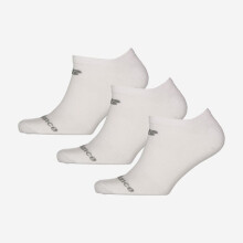 New Balance Women White No Show Socks 3 Pack Top Logo Brand New