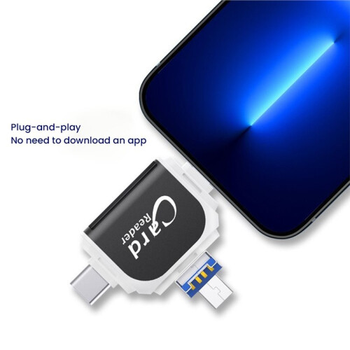 Multi-Function Card Reader Universal Micro USB  Type-C TF  Card Reader for PC Phone Computer Laptop