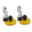 2Pcs Extruder Gear Kit for Snapmaker U1 3D Printer Hardened Steel DLC Gear Plastic Handle 3D Printer Accessories 2
