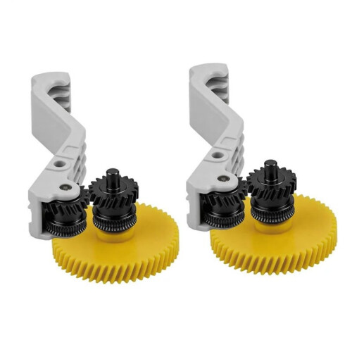 2Pcs Extruder Gear Kit for Snapmaker U1 3D Printer Hardened Steel DLC Gear Plastic Handle 3D Printer Accessories 1