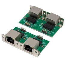 M.2 B+M Key Network Card PCIe 1G 4 RJ45 Port Network Card I350T4 Vision Acquisition RS232 Serial Port Server for Desktop