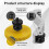 2Pcs Extruder Gear Kit for Snapmaker U1 3D Printer Hardened Steel DLC Gear Plastic Handle 3D Printer Accessories 4