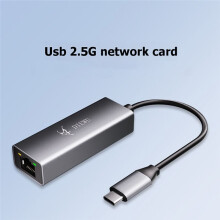 DIEWU TXA313 2.5G USB Type C Ethernet Adapter 2500Mbps RTL8156B USB3.0 to RJ45 Network Card LAN Cable Dongle for PC Laptop