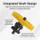 2Pcs Extruder Gear Kit for Snapmaker U1 3D Printer Hardened Steel DLC Gear Plastic Handle 3D Printer Accessories 1