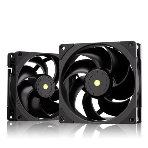 High Static Pressure Cooling Fan, 4Pin PWM Fan for CPU Cooler, Small Form Factor ITX Case Radiator Cooling 1