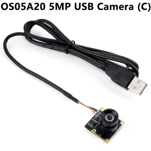 OS05A20 5MP USB Camera Module 91.7 FOV Distortion-Free Lens USB2.0 Plug and  Board Camera 2