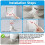 1Pack 30W Ceiling Fan Lights with Remote Control Dimming LED Fan Light E27 Base Suitable for Living Room Kitchen 8