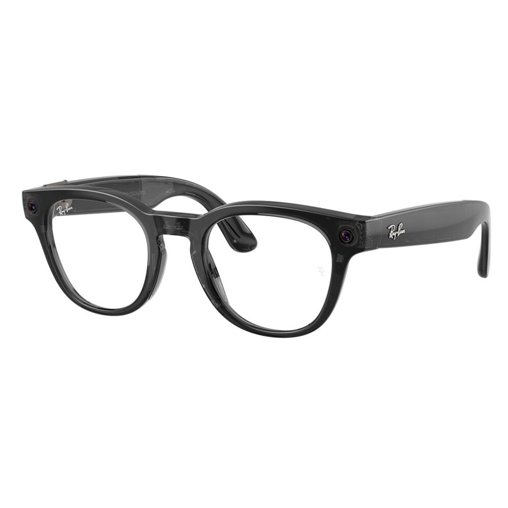 Ray - Ban Unisex Black Rw7002 Ray-Ban Meta (Gen 2) Scriber Optics 8526 Smart Glasses Injected Transparent Pantos Normal - Image 6