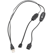 USB 5V Naar 12V Boost Fan Voedingskabel USB Naar Kleine 4-Pins en ARGB 5V 3-Pins Ventilator Snelheidsregelingskabel Verlichtingsregelingskabel