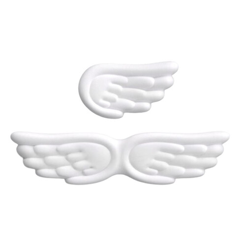 Conjunto de Apoio de Pulso para Teclado e Mouse em Formato de Asa de Anjo, com Espuma Viscoelástica, Protetor de Pulso Ergonômico e Mousepad de