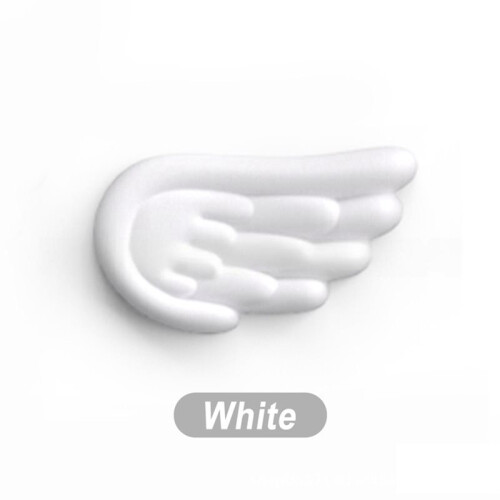 Conjunto de Apoio de Pulso para Teclado e Mouse em Formato de Asa de Anjo, com Espuma Viscoelástica, Protetor de Pulso Ergonômico e Mousepad de 2
