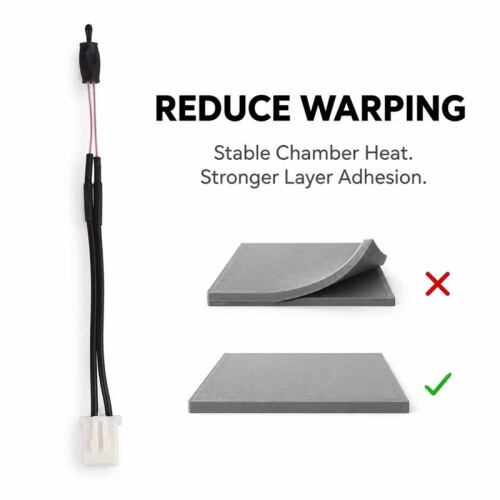 2pcs for  X2D Chamber Temperature Sensor Active Chamber Precise Temperature Feedback for X2D 3D Printer Parts