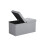 Foldable Storage Ottoman Bench - Fabric - Grey - 300 kg Load Capacity with Flip Lid 1