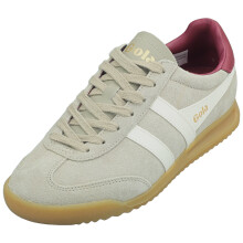 (8) Gola Torpedo Womens Trainers in Bone Off White