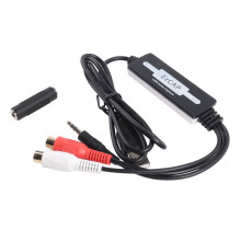 EzCAP USB 3,5 Mm Audio Capture Grabber Bearbeiten Sie Audiokabel auf Digital für die Aufnahme Von Analogen Audiokassetten auf CD/MP3-Konverter
