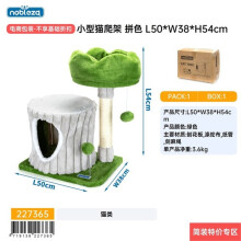 Small Cat Climbing Frame – Compact Colorful Cat Tower (50x38x54cm)