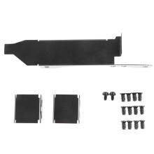 Dual Fans Mount Rack Cooling Heatsink PCI Slot Bracket Ondersteuning 80 MM/90 MM/120 MM Ventilator voor Grafische Video Koelventilator