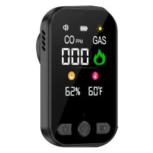 Digital LED Display Carbon Monoxide Detector Air Quality Detector for RV Car Apartment Travel A US Plug