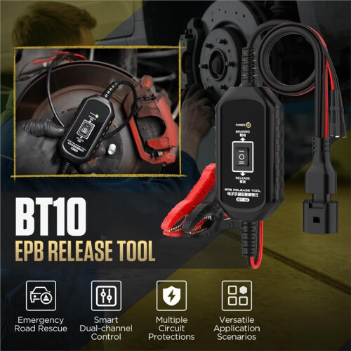 BT10 EPB Emergency Release Tool Minimizes Repair Risk over-Current Protection, Dual-Channel Forward/Reverse Control 1