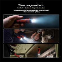 Rechargeable LED Neck Light Magnetic Hands Free Work Flashlight for Outdoor Camping Mechanics & DIY A