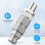 193-8334 Hydraulic Flat Face Quick Coupler Male Replace 1938334 CA1938334 for Loader Backhoe Skid Steer 2