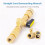 AC Valve Core & Stem Quick Replacement Tool Kit for Both 1/4" and 5/16" with Installer/Remover Wrench 4