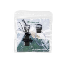 HIKEMAN Trekking Pole Carrier Backpack Hiking Stick Holder No Disassembly for Travel Camping Outdoor Backpacking Black