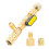AC Valve Core & Stem Quick Replacement Tool Kit for Both 1/4" and 5/16" with Installer/Remover Wrench 5