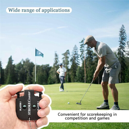 Manual Score Counter Portable  Shot Count Putter Score Counter with Two Digits Scoring for  Course Gift C 2