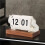Vintage-Styled Mechanical Flip Clock Large Printed Numerals, Easy Reading, for Offices, with Base Black 4