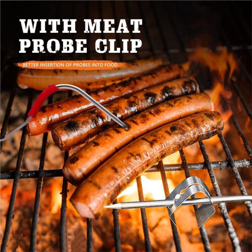 2-Pack Meat Probe Replacement for  IGrill & SmokeFire Grills, High Accuracy 2.5mm Plug Probes 1