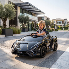 HOMCOM Lamborghini SIAN 12V Electric Car for Kids w/ Remote Control