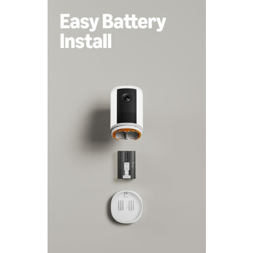 Ring Ring Spotlight Cam Black 2nd Gen Battery Wide-Angle Retinal 2K Video 2