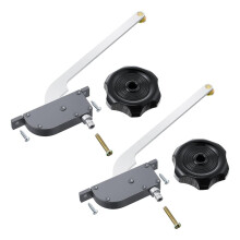 2 Pack RV Roof Vent Operator Assembly for Easy Ventilation and Weather Protection