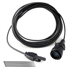 25FT Welding Torch Finger 14-PIN for Miller TIG Torch Control, Ergonomic Long Cable