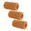 Small Textured Paint Roller Set - 4 Inch, 3 Pack for Effortless Painting Projects 1