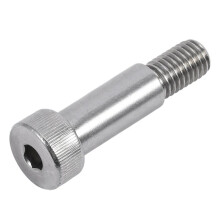 10pcs M4 304 Stainless Steel Socket Cap Shoulder Bolts - Hex Knurled Screws for Secure Fastening 5x40mm